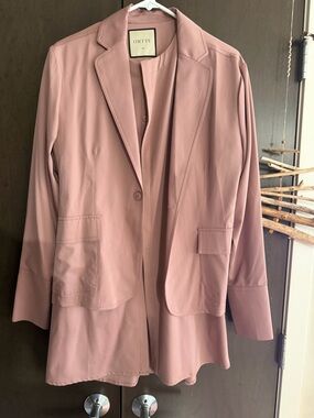 ORTTU Blazer and Shirt in Dusty Rose